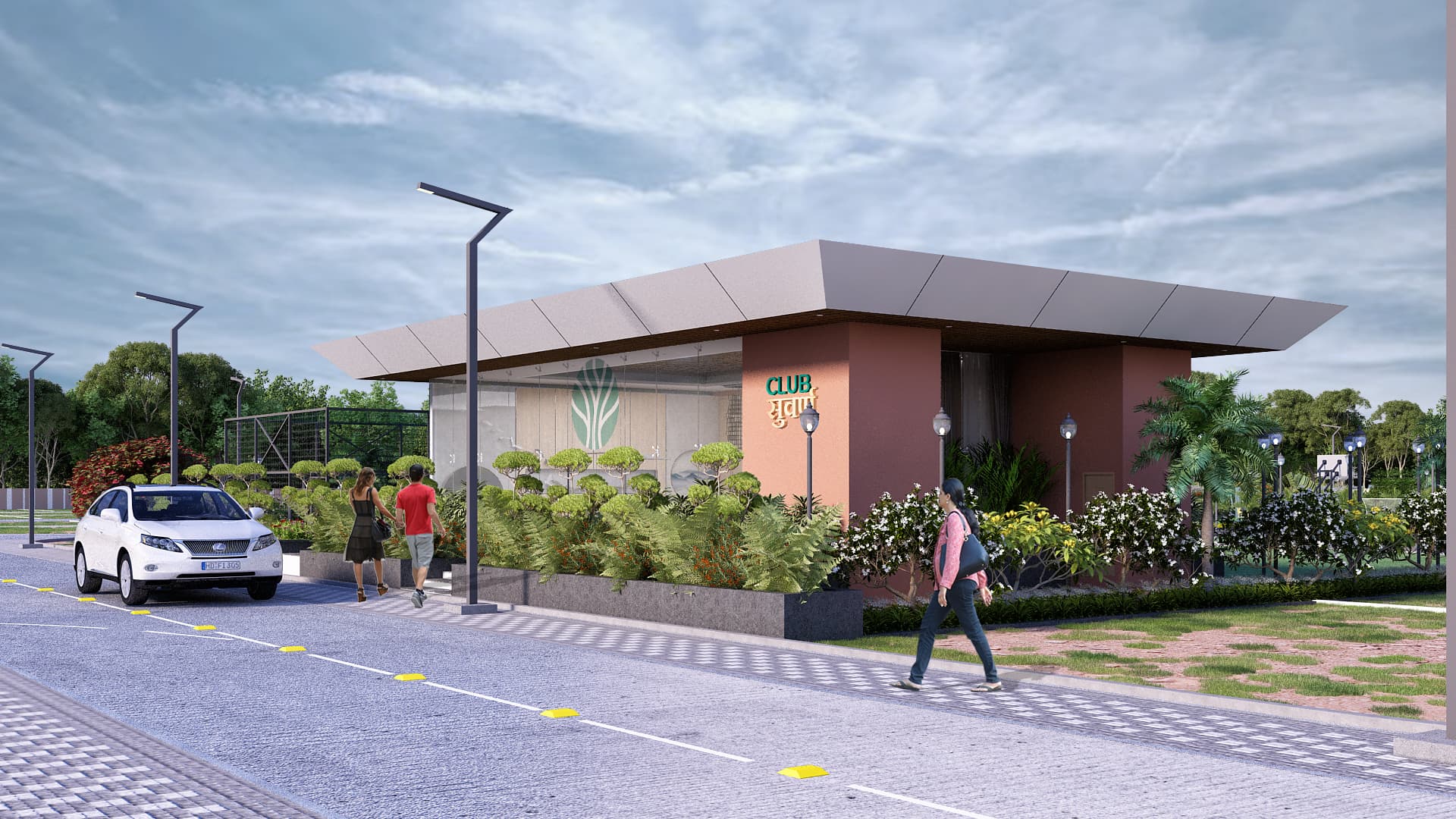 2000+ Sqft Clubhouse