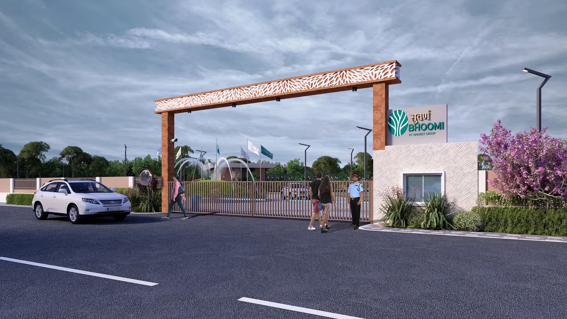 Grand Decorative Entrance Gate II